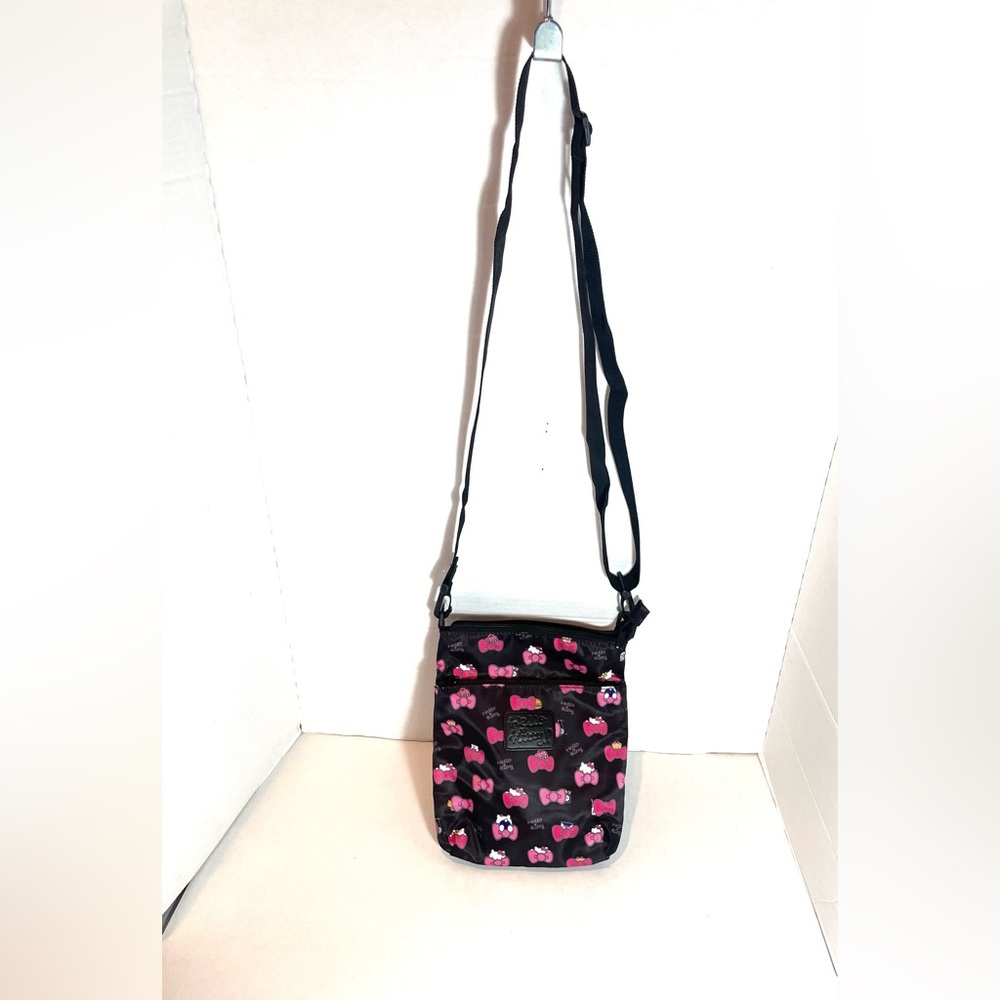 Hello Kitty Bow Crossbody Bag Soft Goth Travel Y2K - Picture 3 of 12